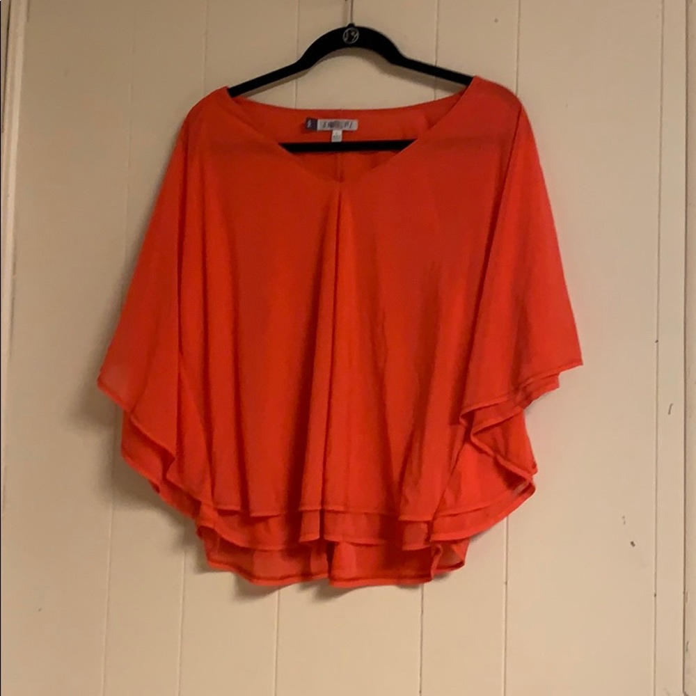 Neon flowy top